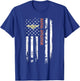 Naval Aviation Veteran American Flag Veterans Day Christmas Men T-Shirt - T-Shirt | Royal