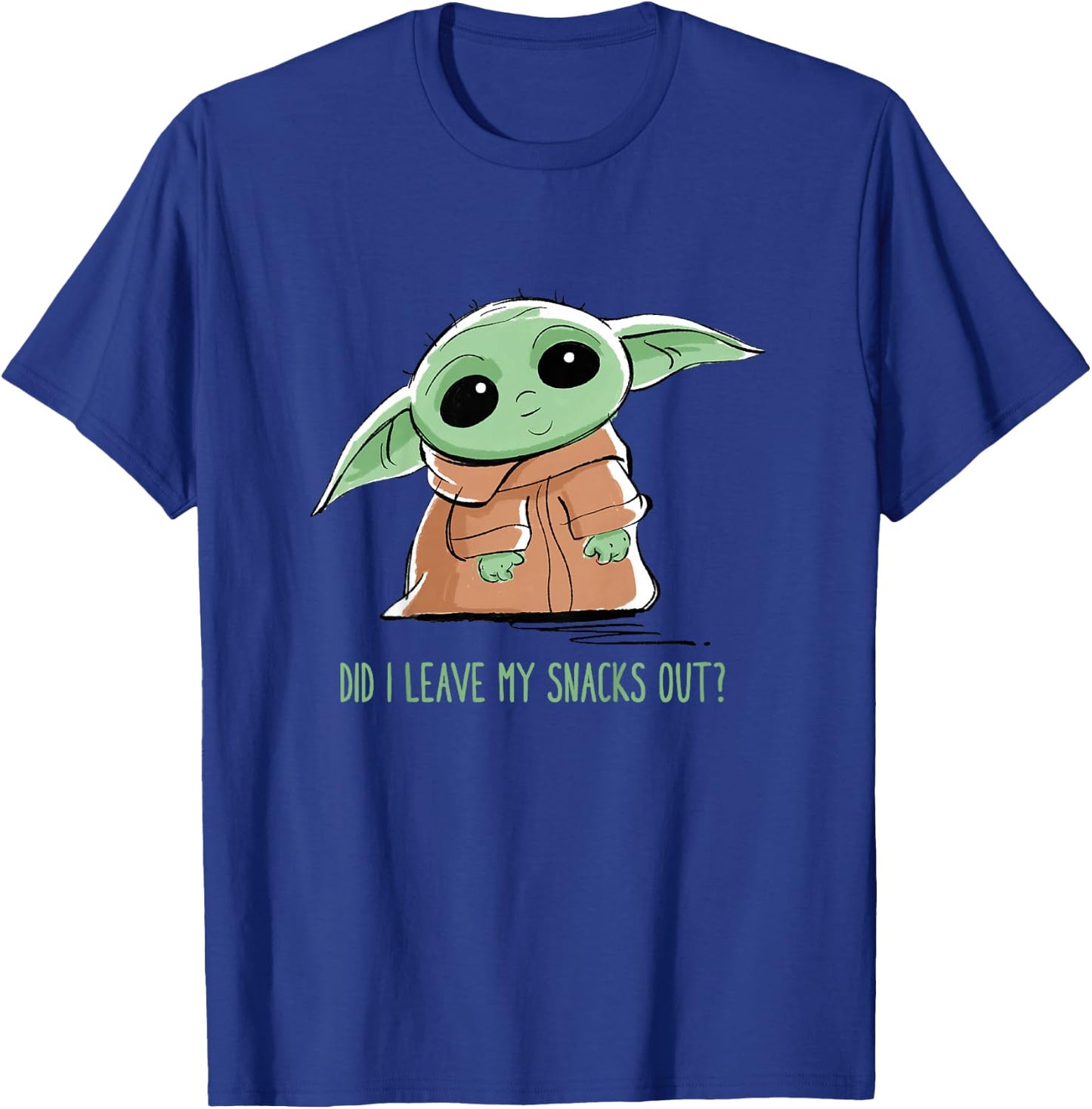 Kids The Mandalorian Grogu Snacks Meme T-Shirt - T-Shirt | Royal