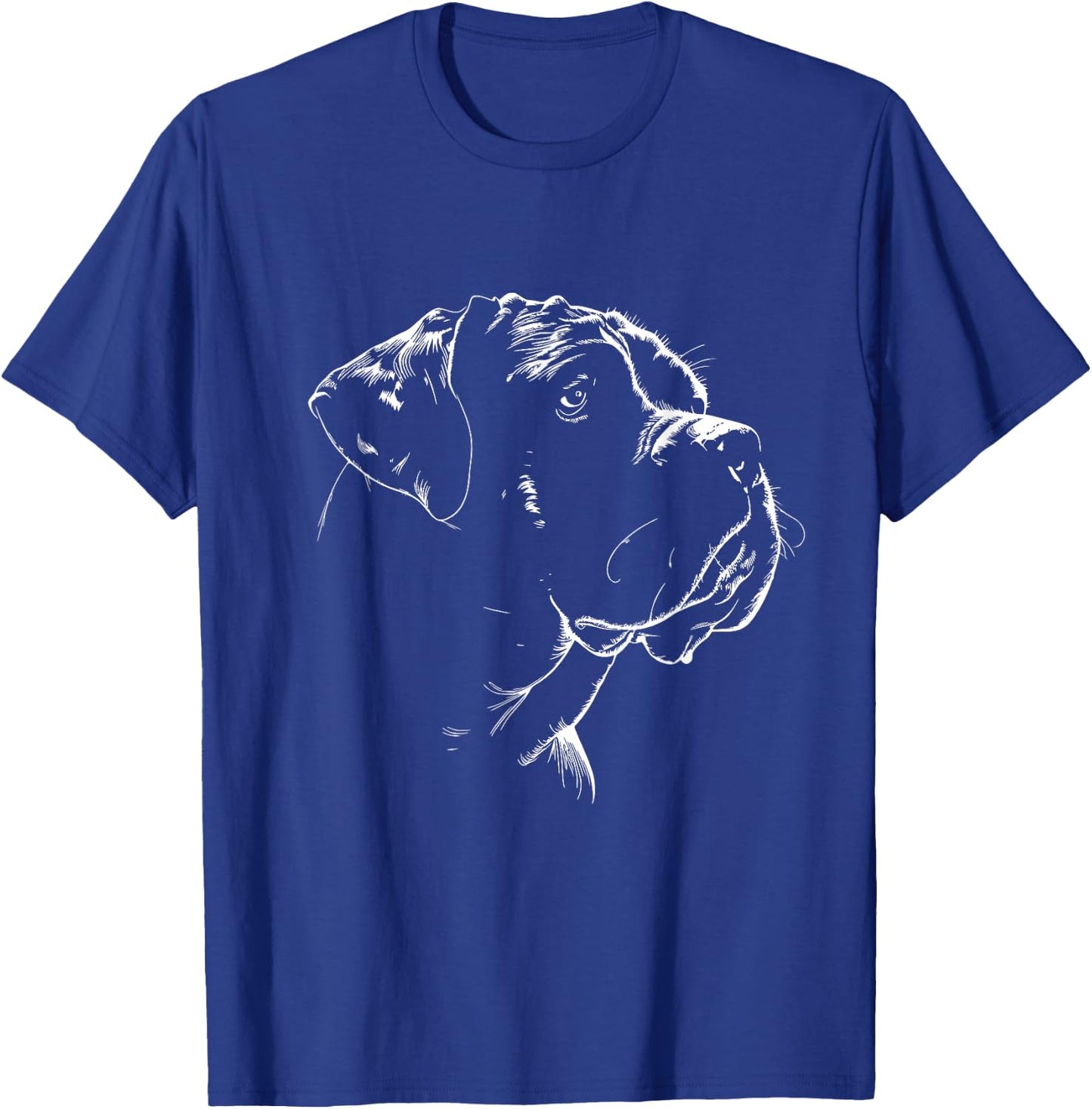 English Mastiff Face Dog Graphic Design T-Shirt - T-Shirt | Royal