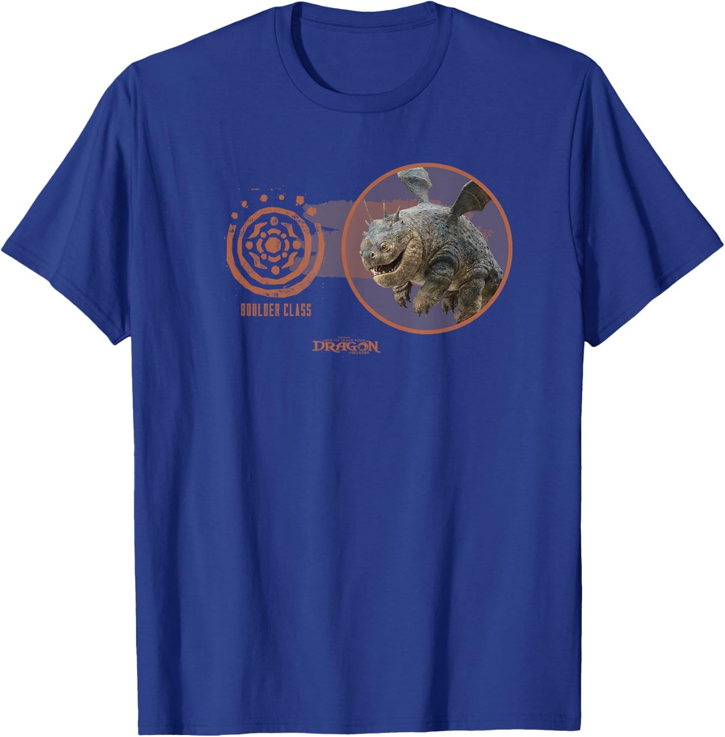 DreamWorks Dragons Gronckle Boulder Class T-Shirt - T-Shirt | Royal