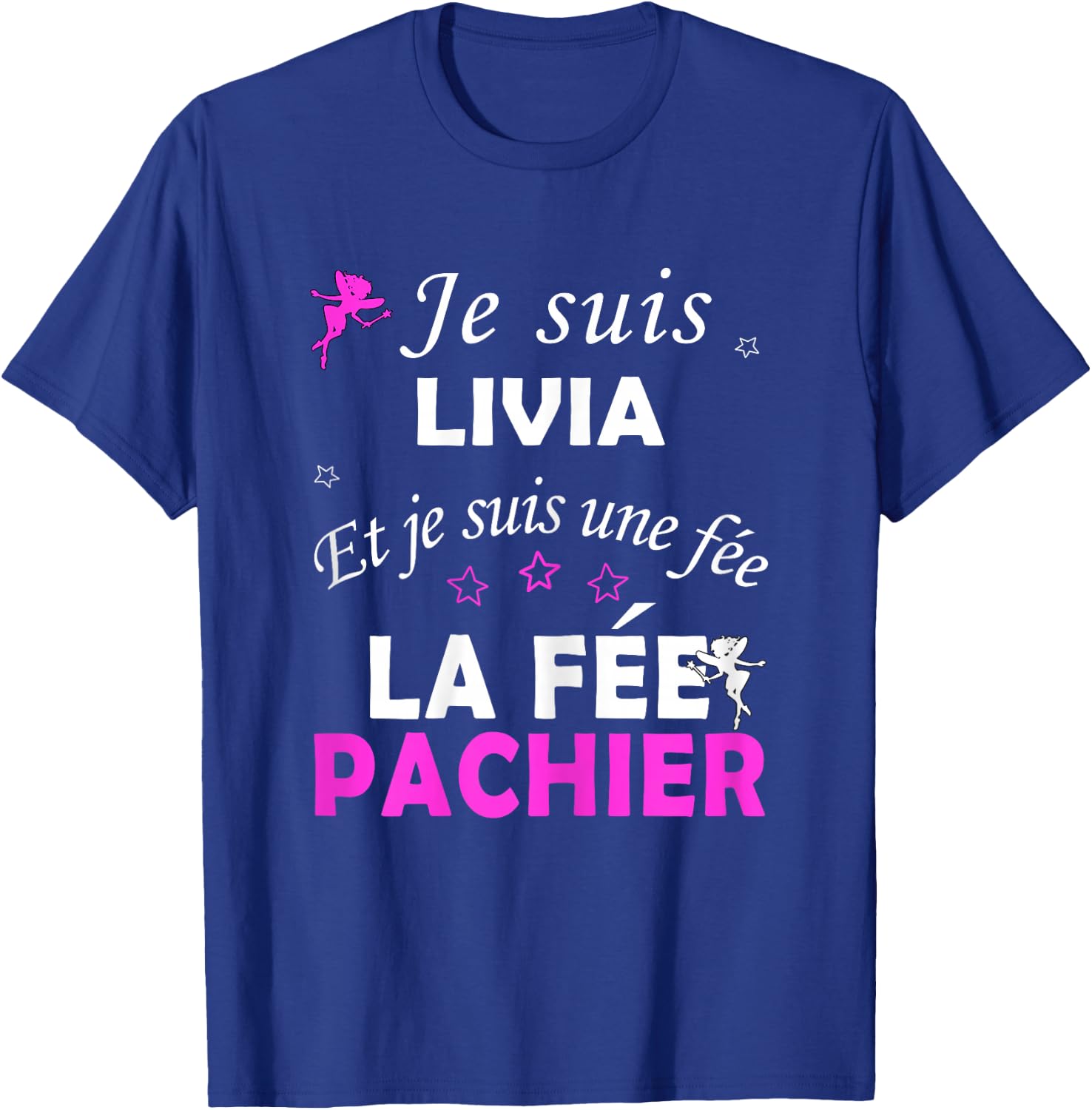 Livia , Black, Female X-Small T-Shirt - T-Shirt | Royal