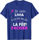 Livia , Black, Female X-Small T-Shirt - T-Shirt | Royal