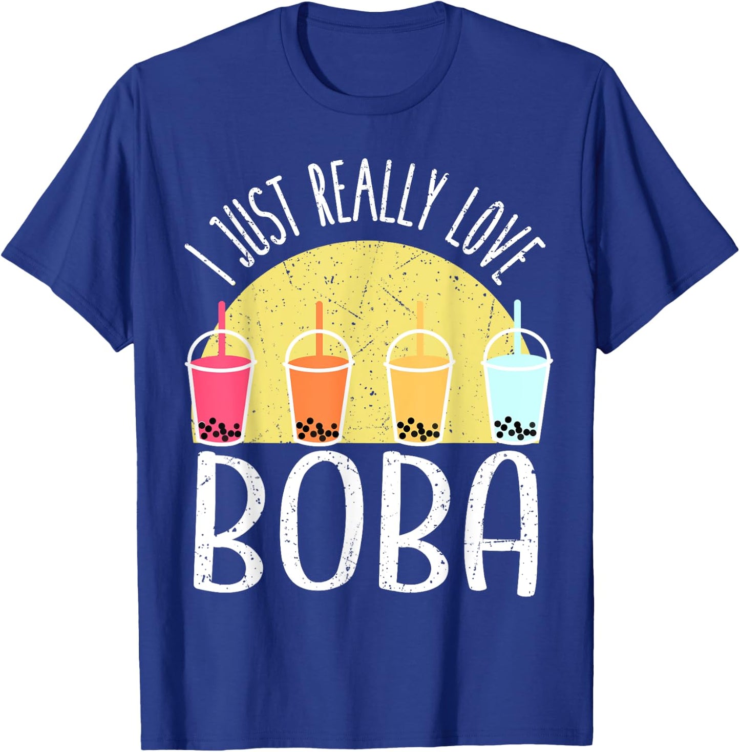 I Just Really Love Boba Japanese Kawaii Anime KIDS Gifts T-Shirt - T-Shirt | Royal