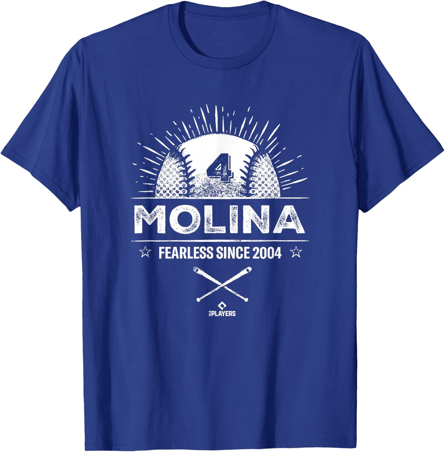 Yadier Molina Fearless T-Shirt - T-Shirt | Royal