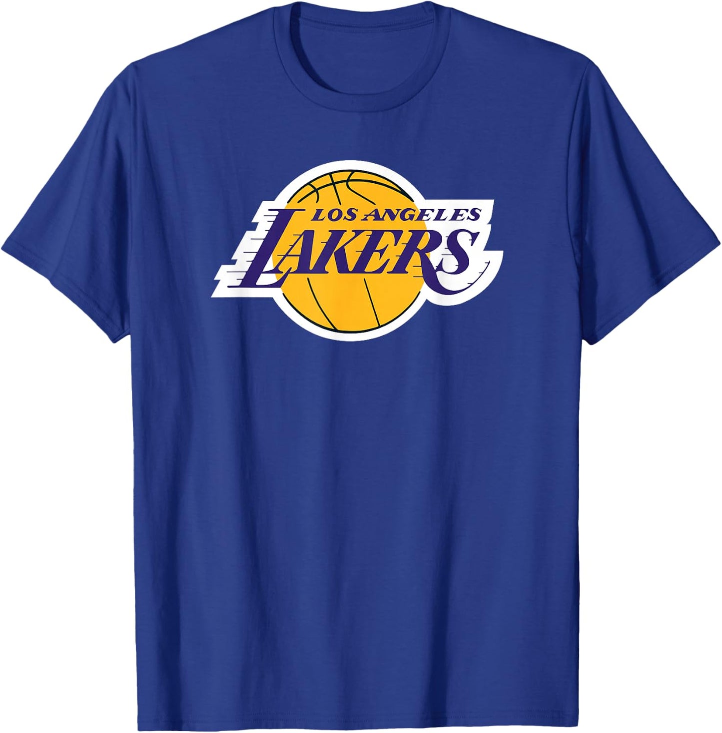NBA Los Angeles Lakers Offizielles Lizenzprodukt T-Shirt - T-Shirt | Royal