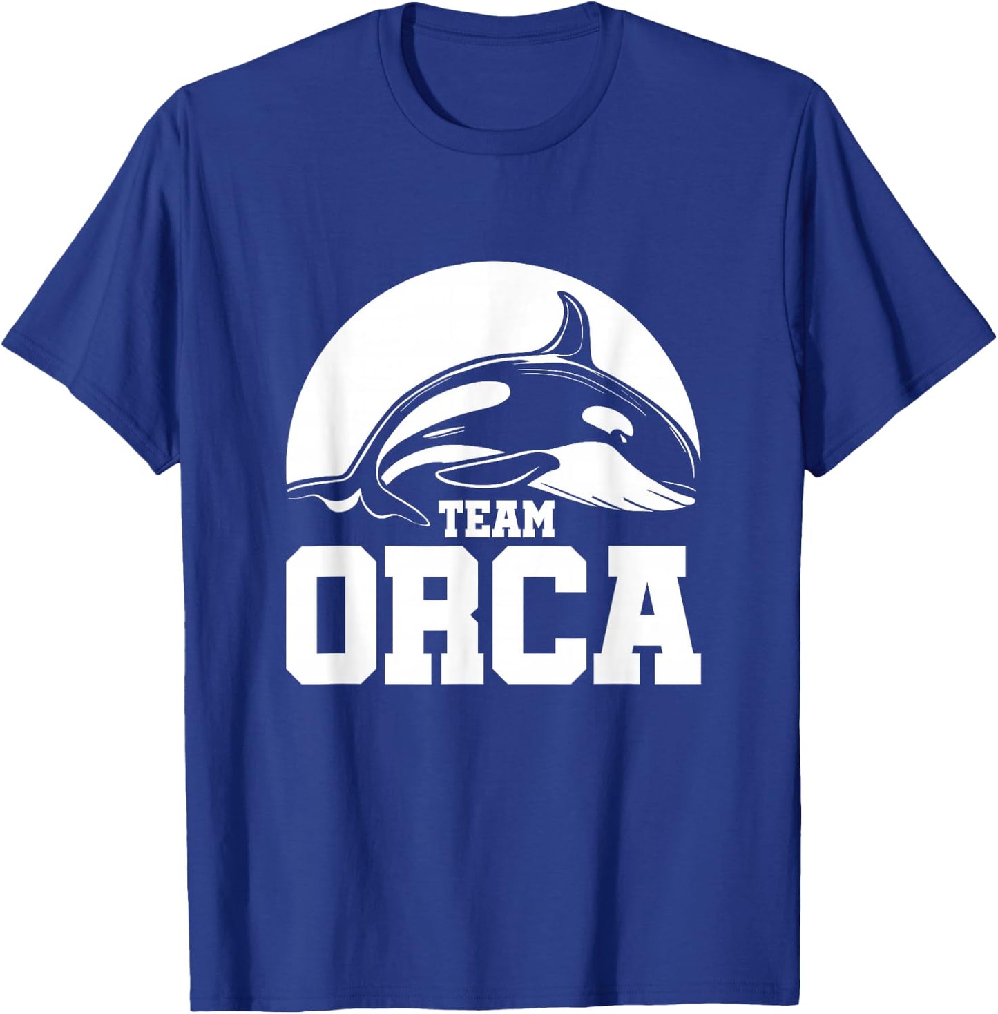 Team Orca Orcas Whale Lover T-Shirt - T-Shirt | Royal