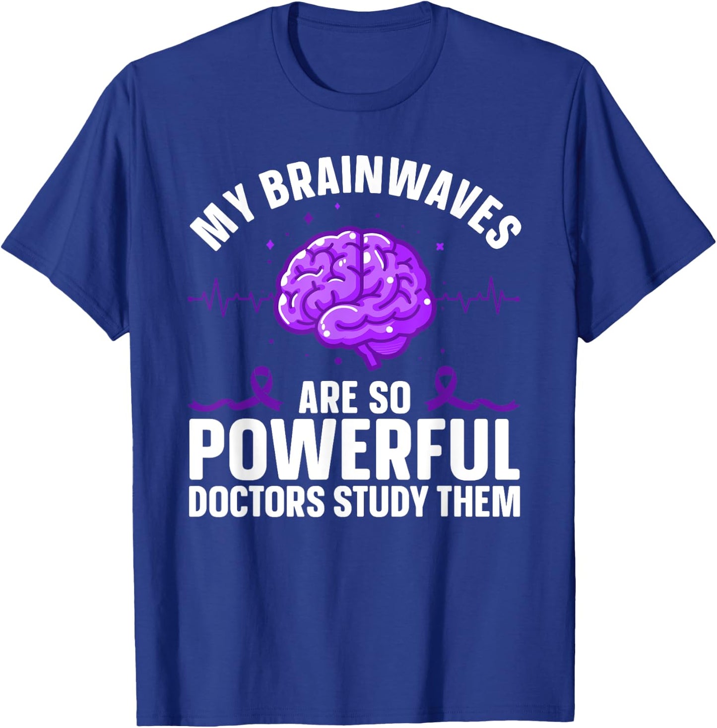 Cool Epilepsy Art Women Support Epilepsy Awareness T-Shirt - T-Shirt | Royal
