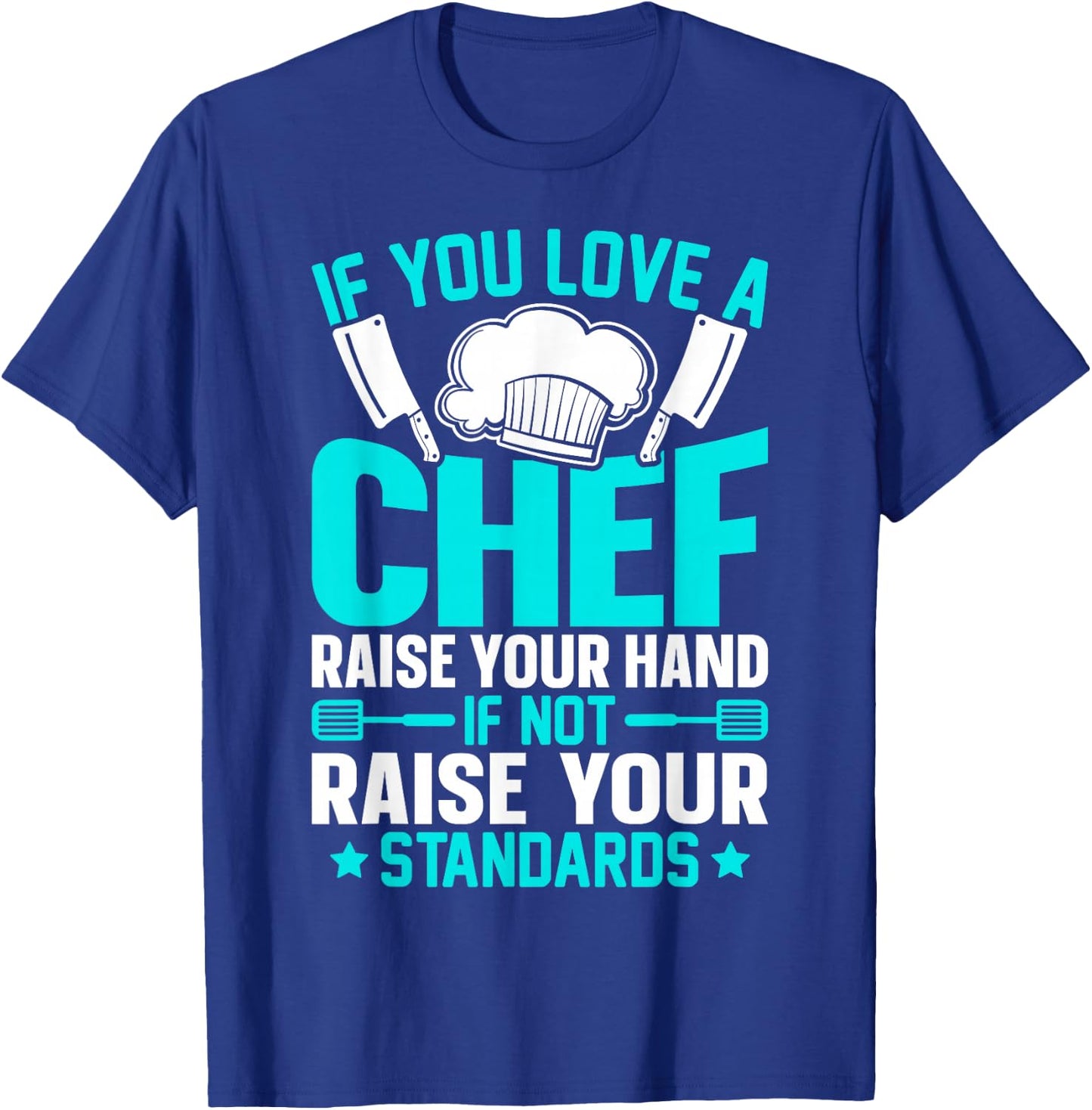Funny Chef Cooking Gifts Culinary Cook FIDIMA -Adults Black T-Shirt - T-Shirt | Royal
