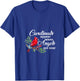 Cardinals Appear When Angels Are Near Bird Lover Cardinal V-Neck T-Shirt - T-Shirt | Royal