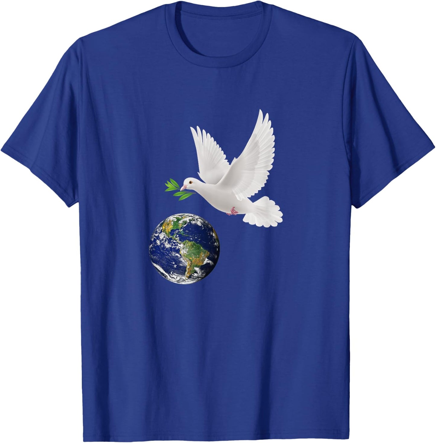 Peace Dove World Peace Earth Peace White Peace Dove , black T-Shirt - T-Shirt | Royal
