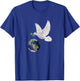 Peace Dove World Peace Earth Peace White Peace Dove , black T-Shirt - T-Shirt | Royal