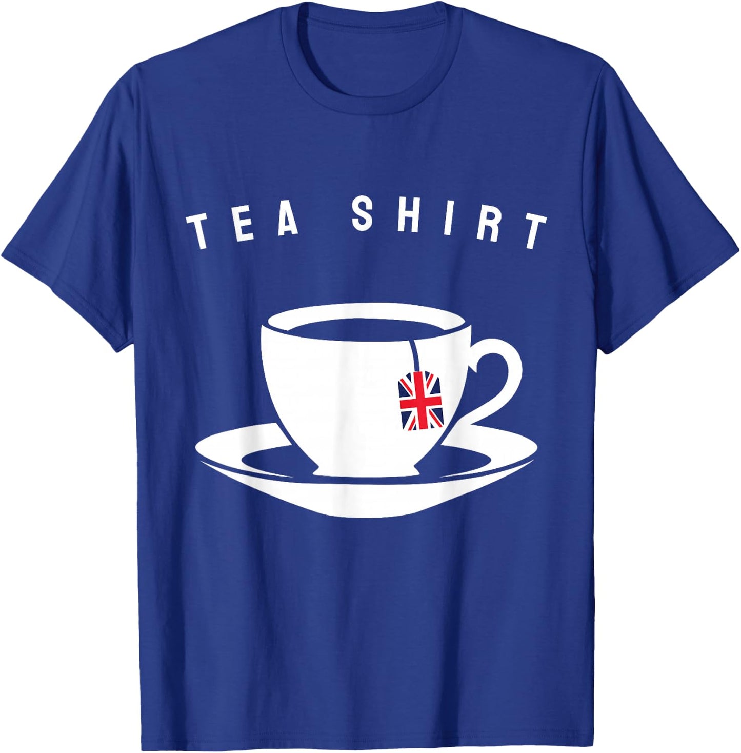 I Love English Tea UK Flag British Tea Lover Design T-Shirt - T-Shirt | Royal