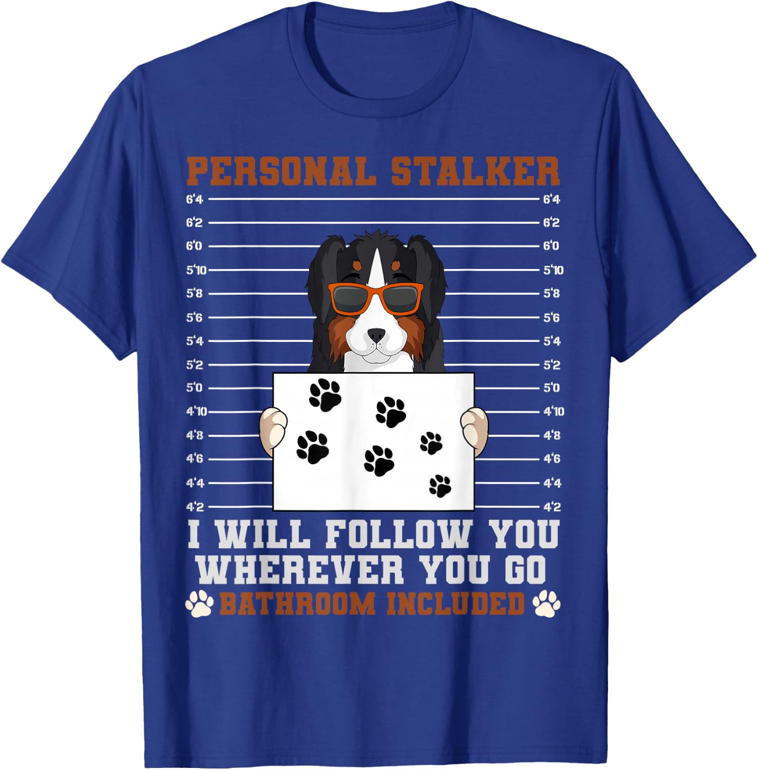 Australian Shepherd Aussie Herding Breed Personal Stalker T-Shirt - T-Shirt | Royal