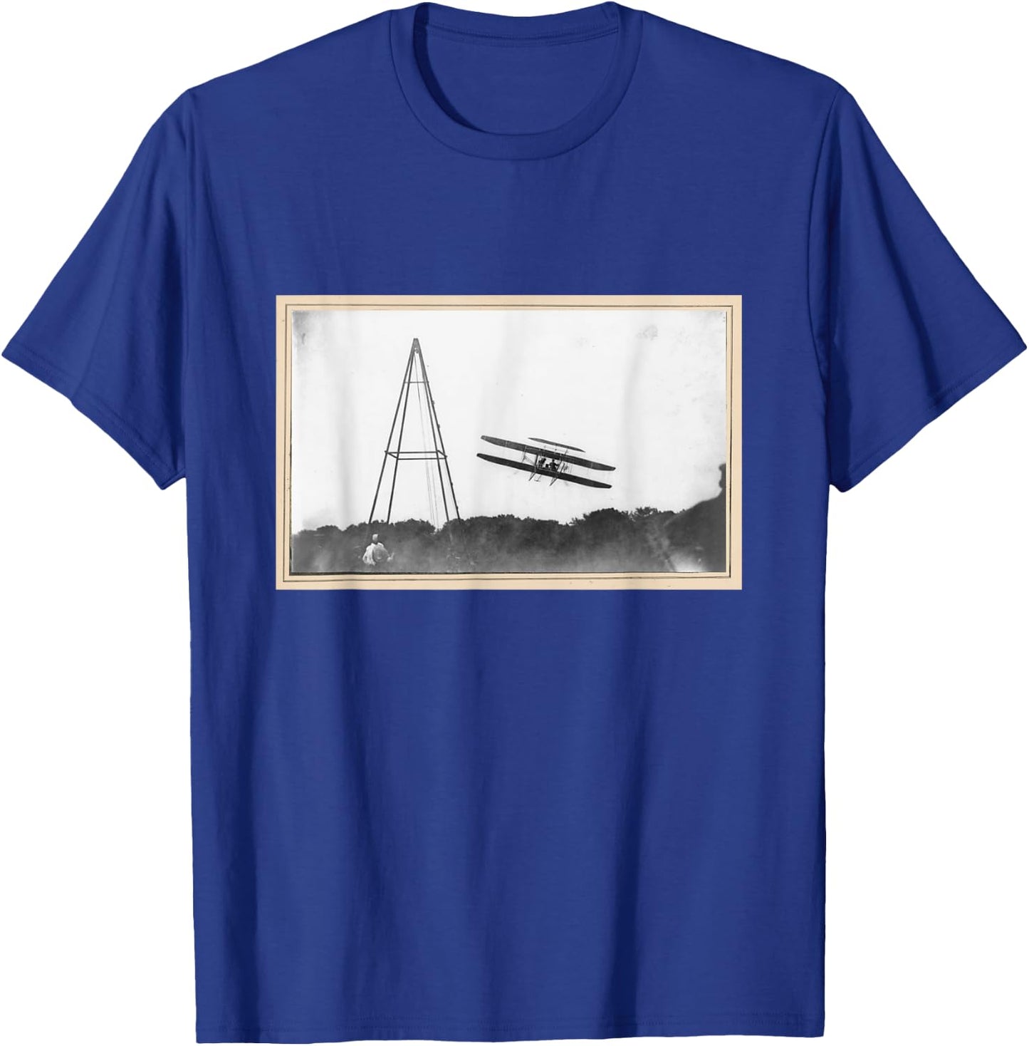 Orville Wright Flying T Shirt T-Shirt - T-Shirt | Royal