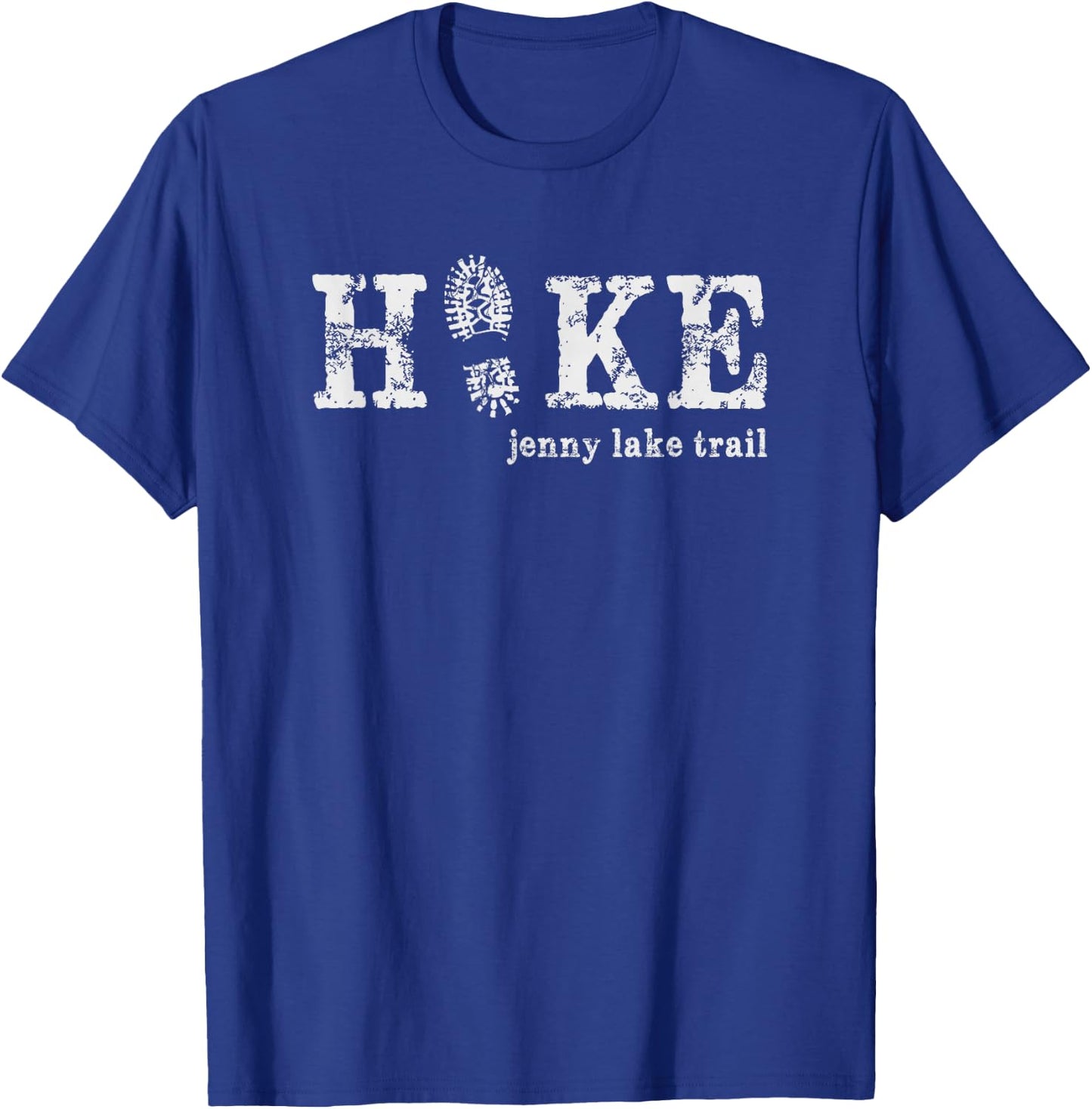 Hike the Jenny Lake Trail Grand Teton National Park T-Shirt - T-Shirt | Royal
