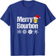 Bourbon Christmas Gift - Merry Bourbon T-Shirt - T-Shirt | Royal