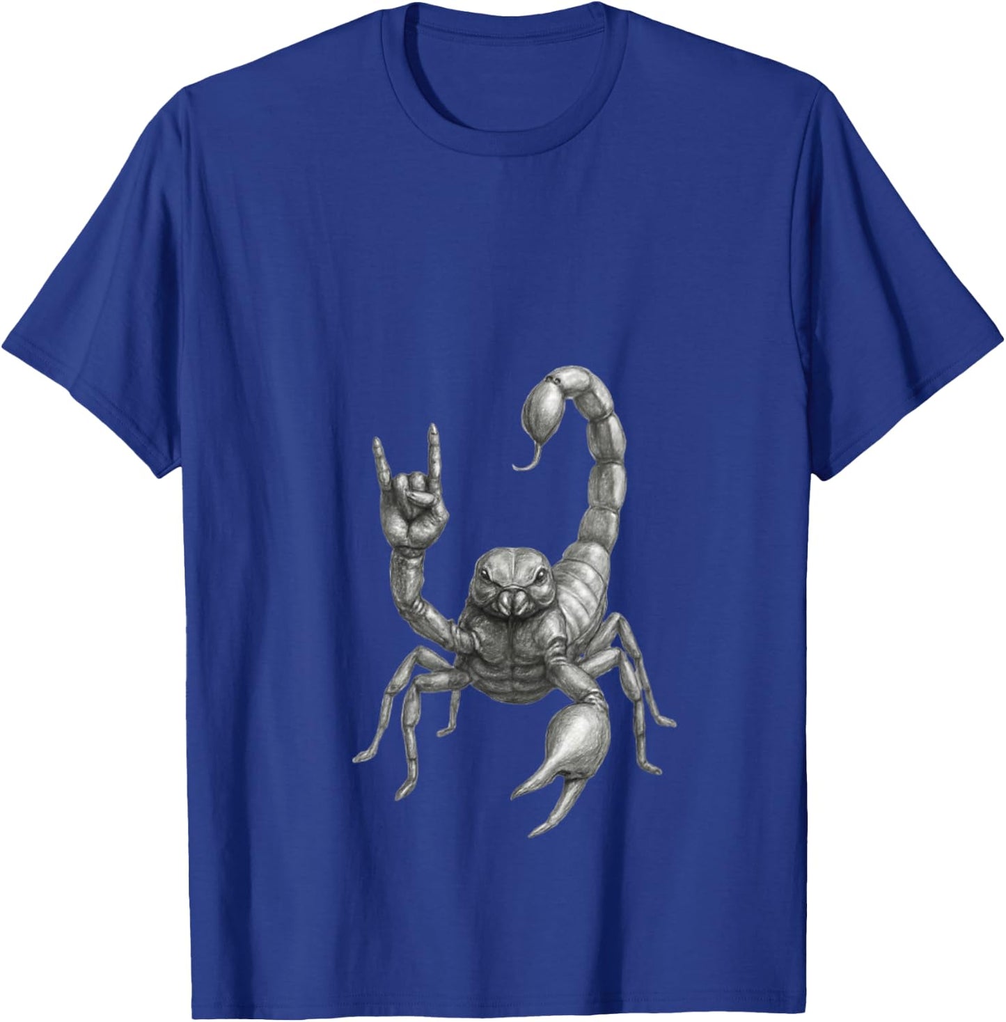 Scorpion Festival Band Cool Scorpion Retro Rock Music Lover V-Neck T-Shirt - T-Shirt | Royal