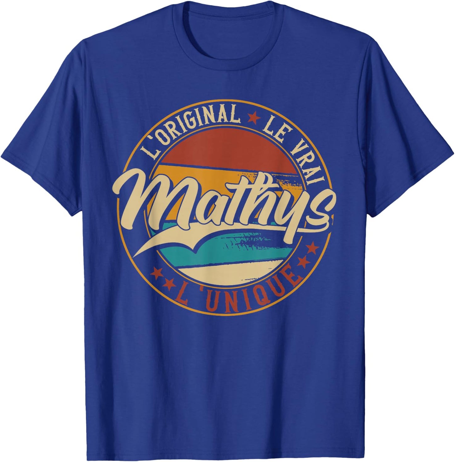 Mathys The Original The True The Unique Men & Boys , Black, S T-Shirt - T-Shirt | Royal