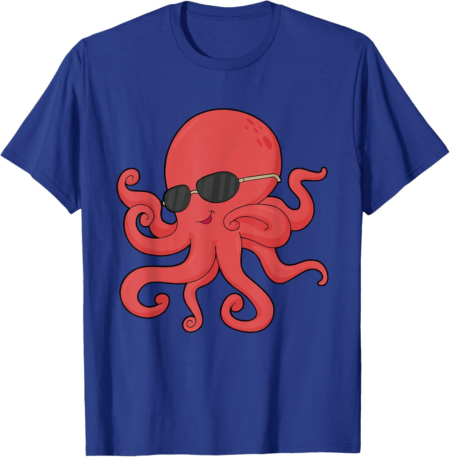 Octopus T Shirt Women Boys Girls Kids T-Shirt - T-Shirt | Royal