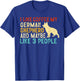 I like coffee my german shepherd and maybe 3 people T-Shirt - T-Shirt | Royal