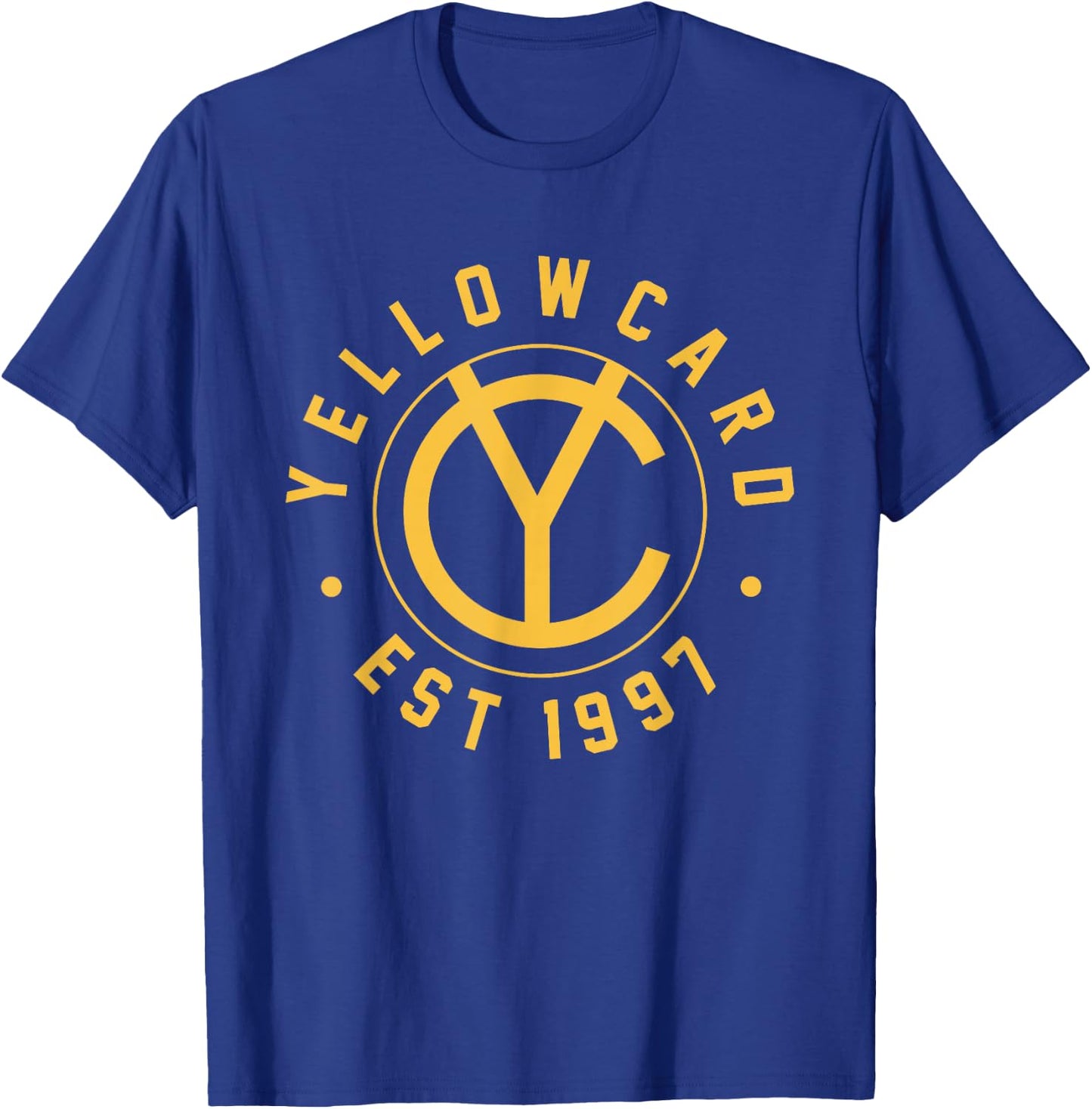 Yellowcard Yellow Logo , Men's -Adults Band , Short Sleeve, Small, Yellow T-Shirt - T-Shirt | Royal