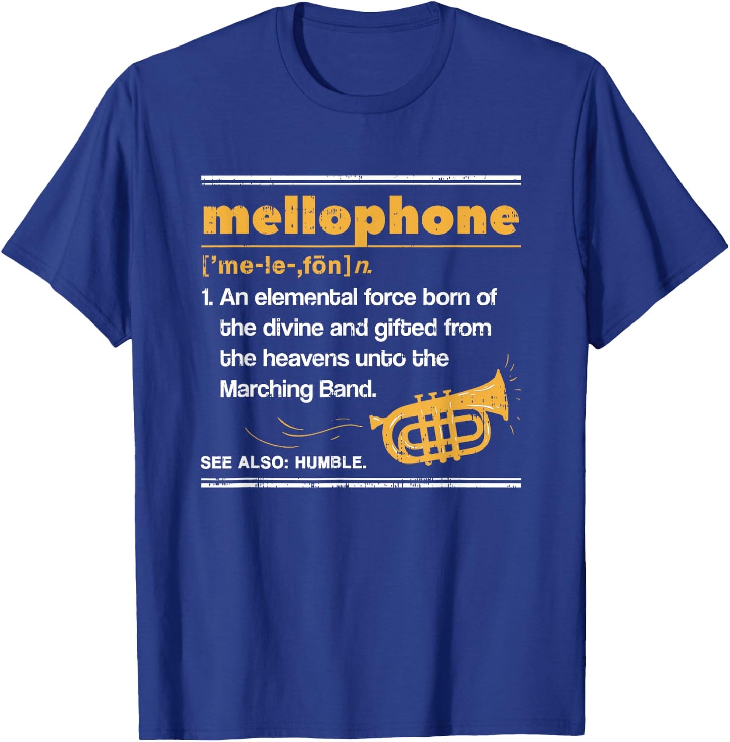 Mellophone I Definition Shirt French Horn T-Shirt - T-Shirt | Royal