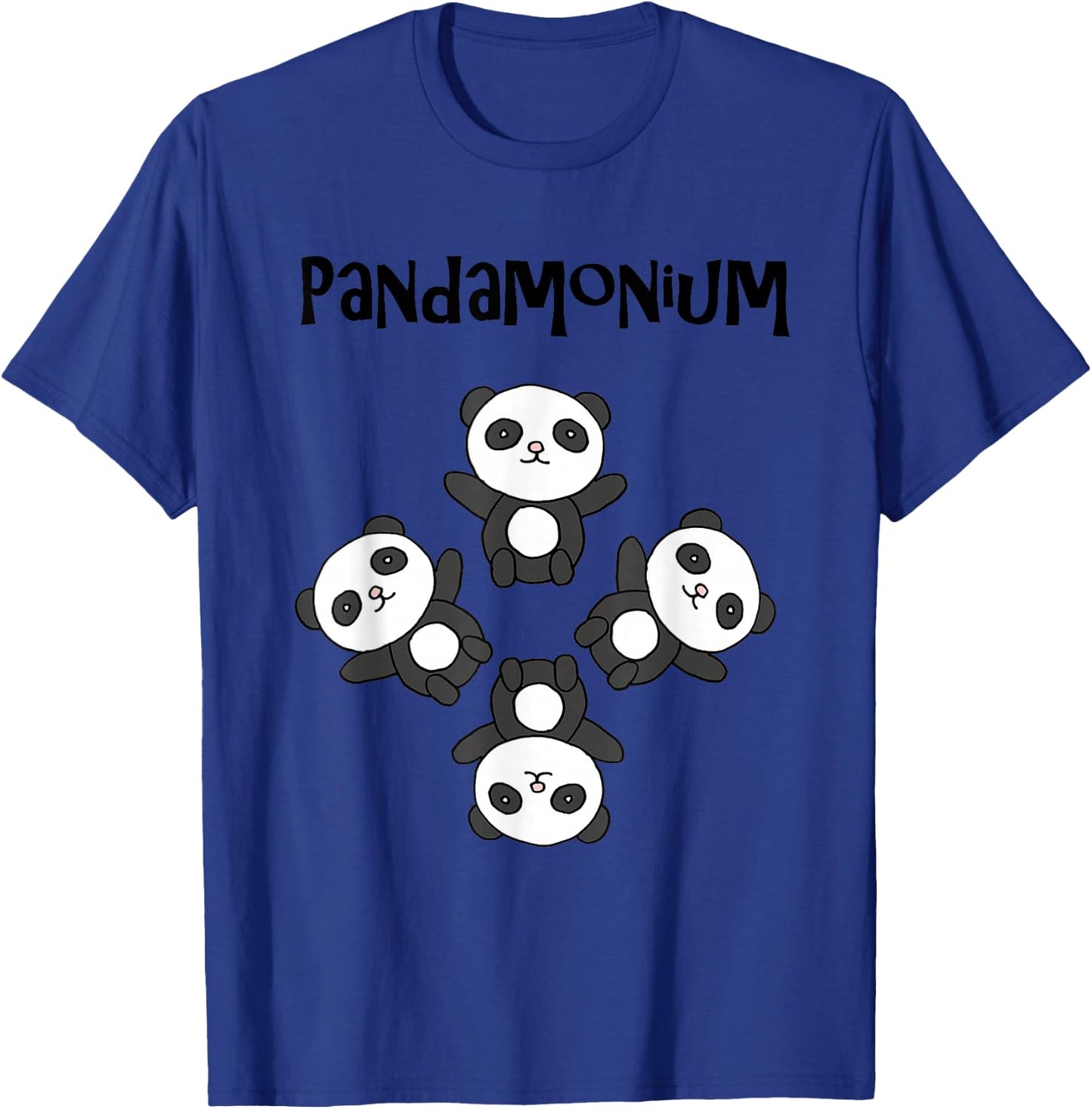 Funny Panda Bear Cartoon Smile Tea Tank T-Shirt - T-Shirt | Royal