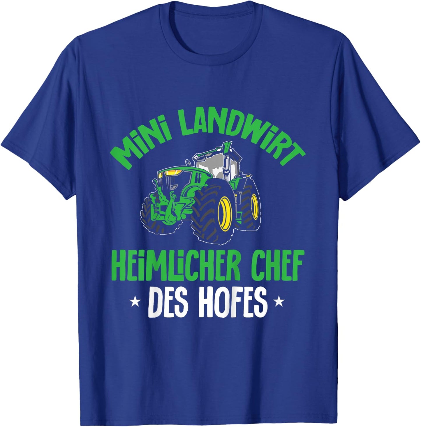 Kinder Mini Landwirt Heimlicher Chef Des Hofes Junge T-Shirt - T-Shirt | Royal