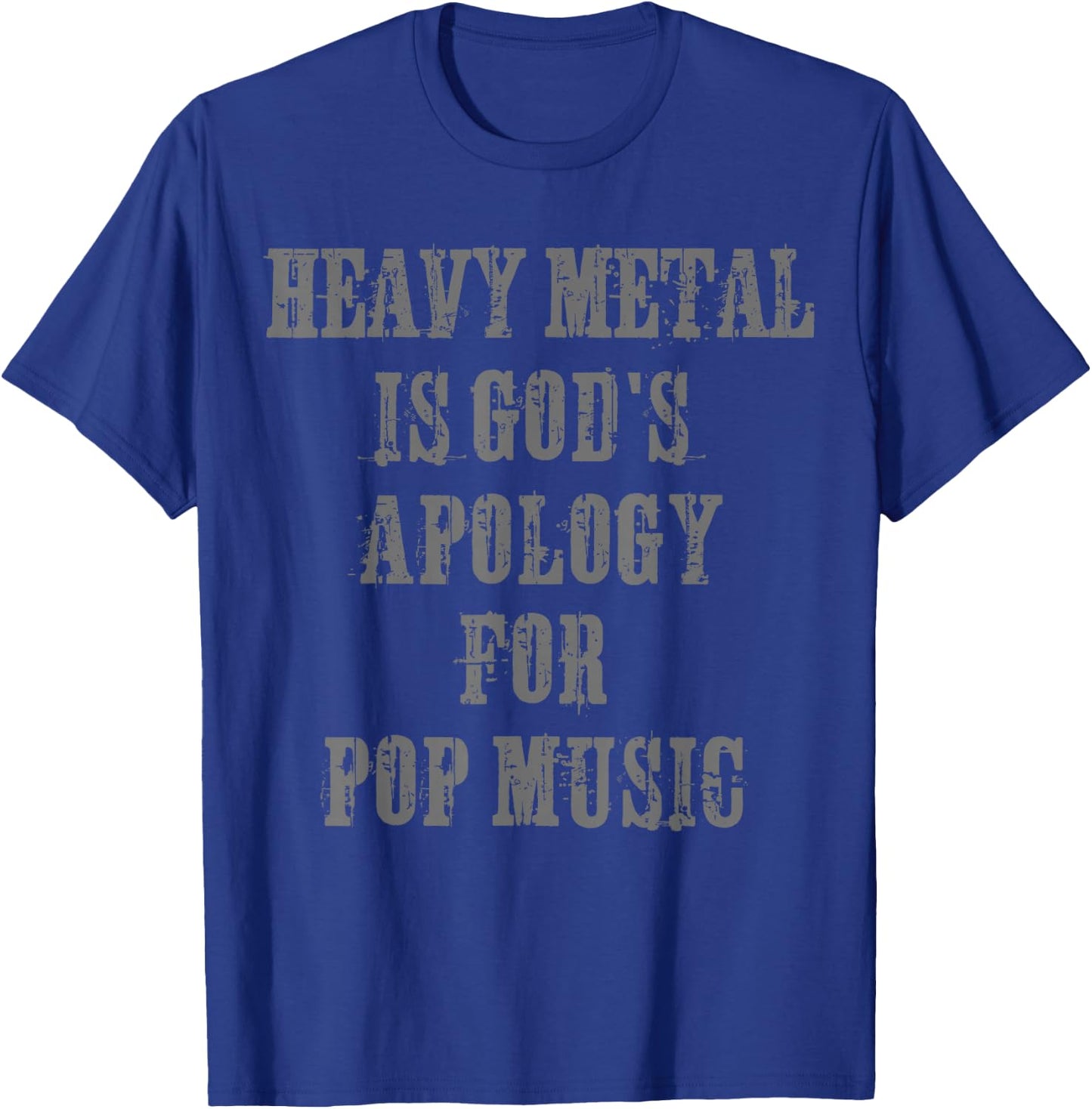 Heavy Metal Head Funny Skirt Metal Fan Festival Gift T-Shirt - T-Shirt | Royal