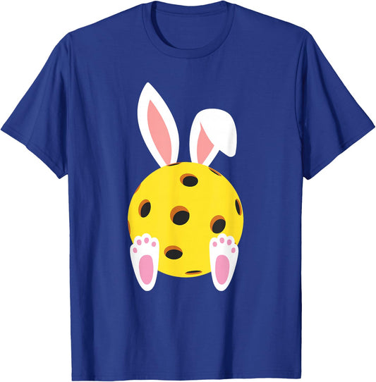 Easter Bunny Pickleball Funny Easter Rabbit T-Shirt - T-Shirt | Royal