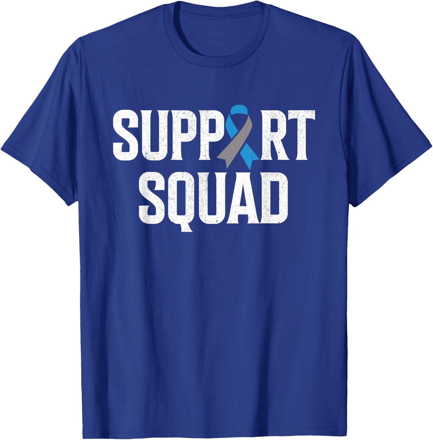 T1D Warrior Support Squad Type One Diabetes Awareness T-Shirt - T-Shirt | Royal