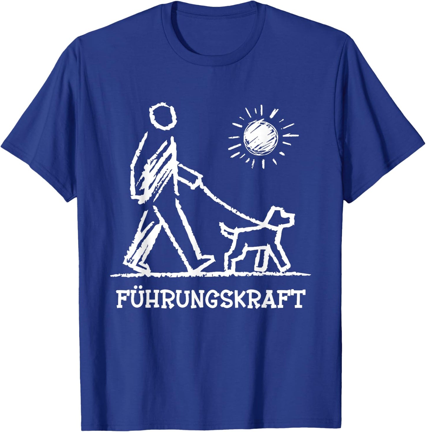 Leadership Funny Dog Sayings with Print Men's Dog , black T-Shirt - T-Shirt | Royal