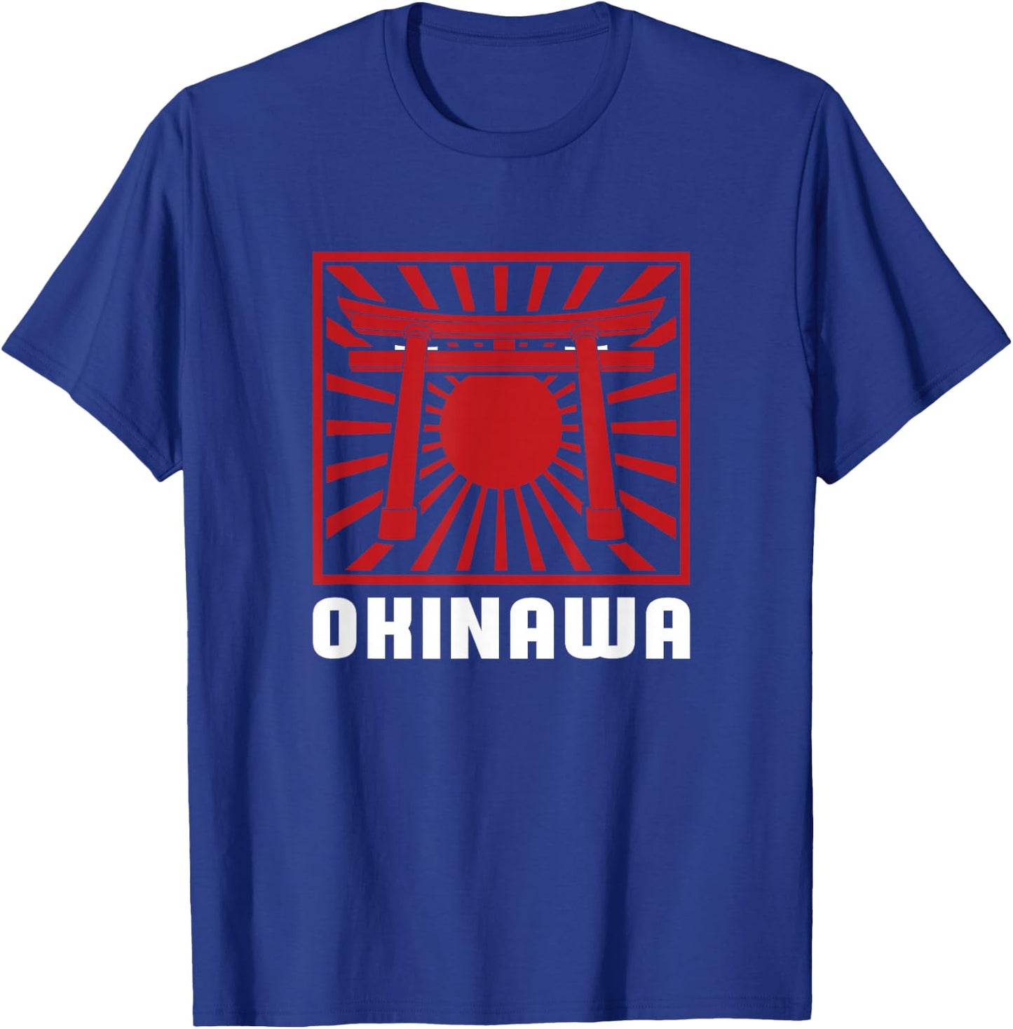 Japanese Island Art - Okinawa Japan T-Shirt - T-Shirt | Royal