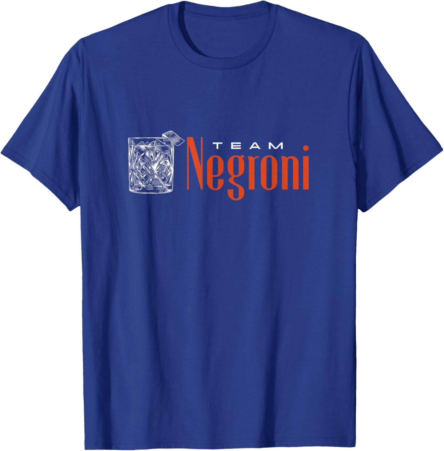 Team Negroni | Classic Gin Vermouth Cocktail Drink & Club T-Shirt - T-Shirt | Royal