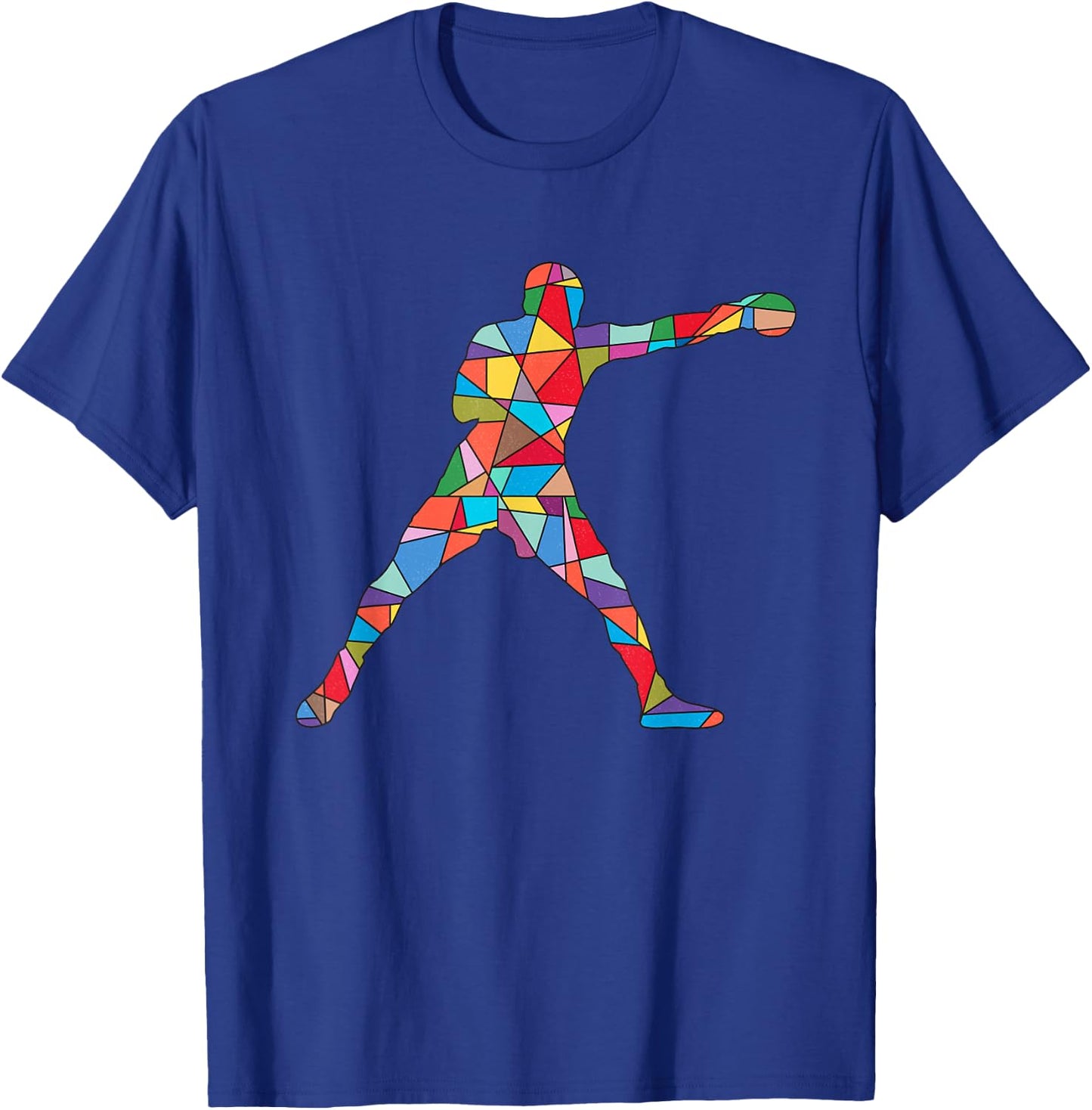 Boxing Sports Athletes Boys Men Kids Boxer T-Shirt - T-Shirt | Royal