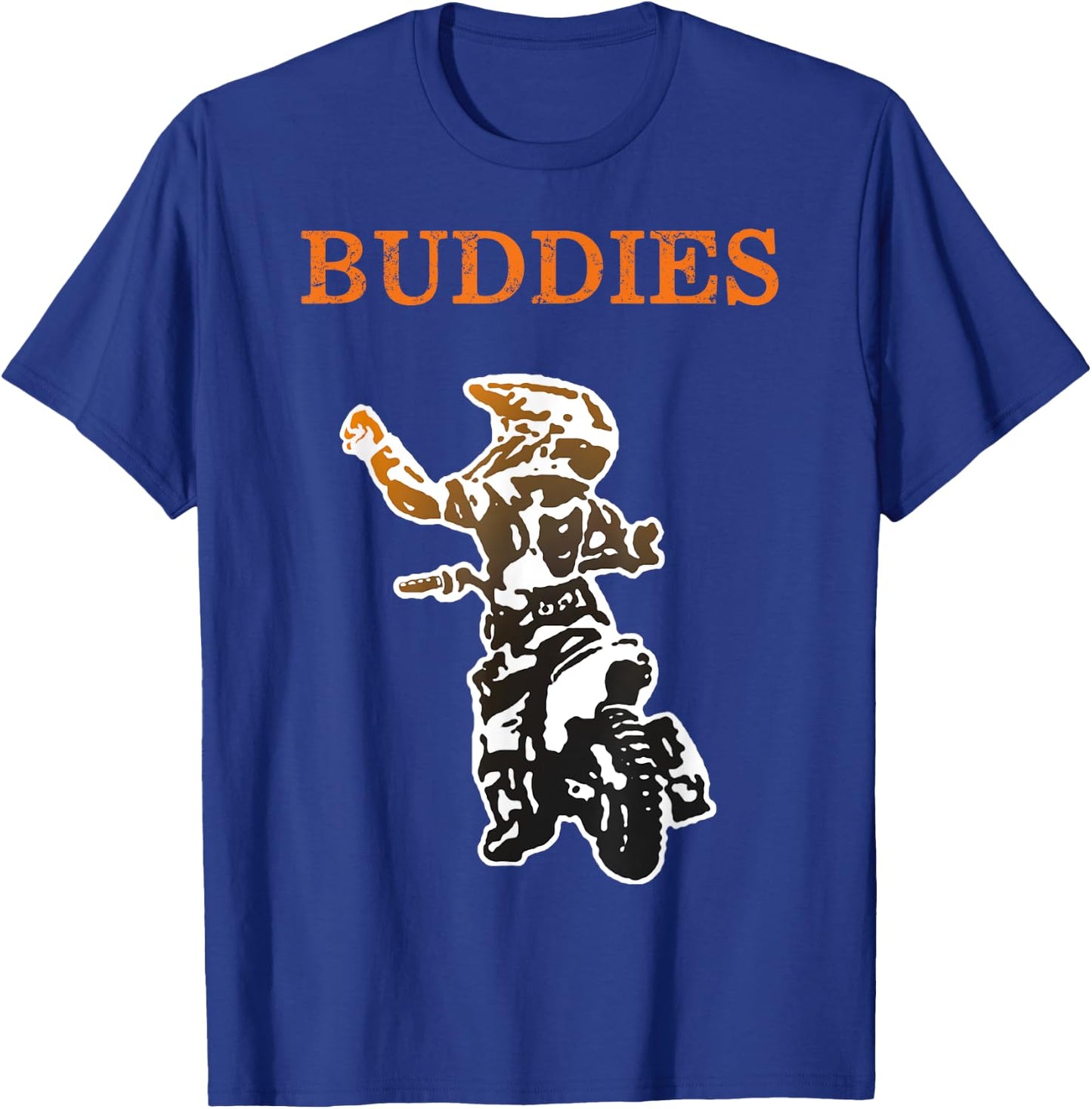 Father Son Matching Riding Buddies Dirt Bike Dad Motocross T-Shirt - T-Shirt | Royal