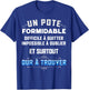 Super Message For A Friend Gift Man Best Boyfriend , Black, S T-Shirt - T-Shirt | Royal