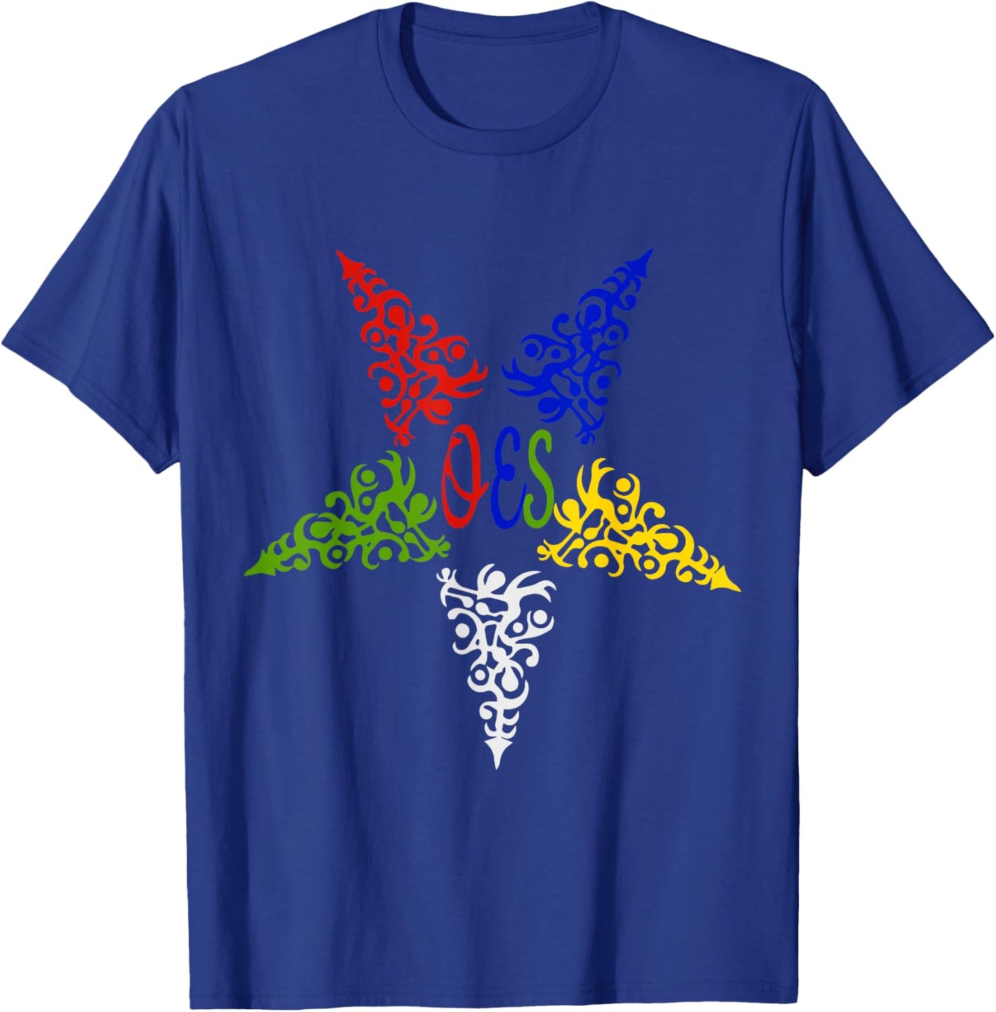 OES Star Human Tree Order of the Eastern Star Parents' Day T-Shirt - T-Shirt | Royal