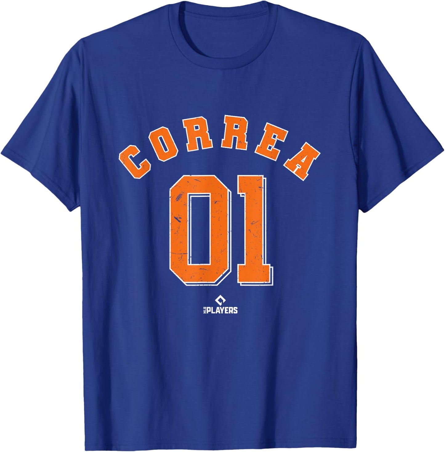 Carlos Correa 01 Houston Texas Baseball MLB Players T-Shirt - T-Shirt | Royal