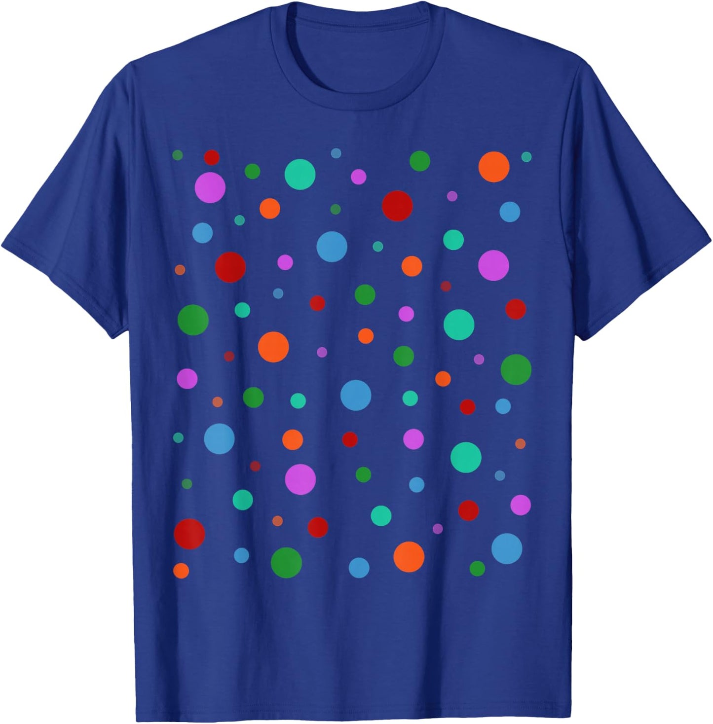 Polka Dots , Women, Kids Polka Dot , Black, S T-Shirt - T-Shirt | Royal