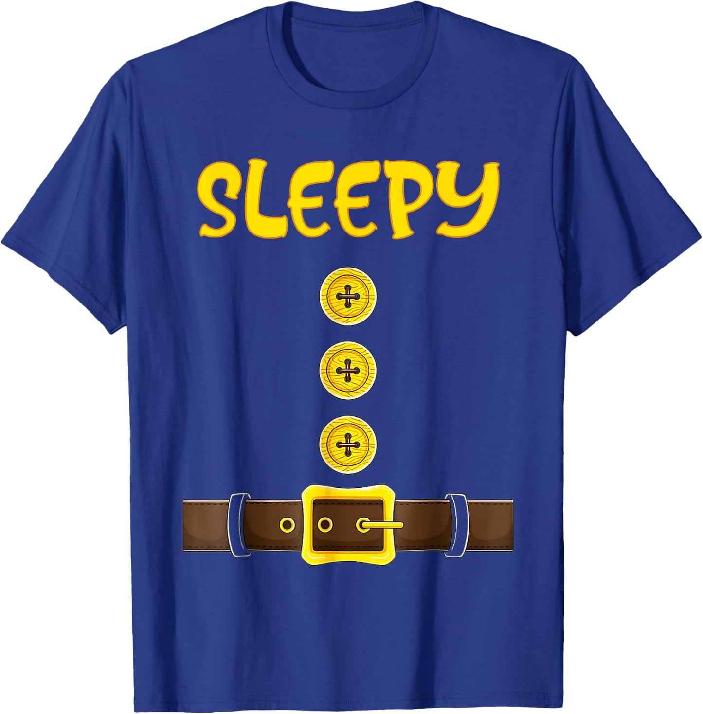 Dwarf Easy Halloween Dwarf Costume Color Matching T-Shirt - T-Shirt | Royal