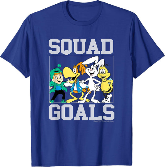 General Mills Squad Goals Cereal Mascots Vintage Group Shot T-Shirt - T-Shirt | Royal