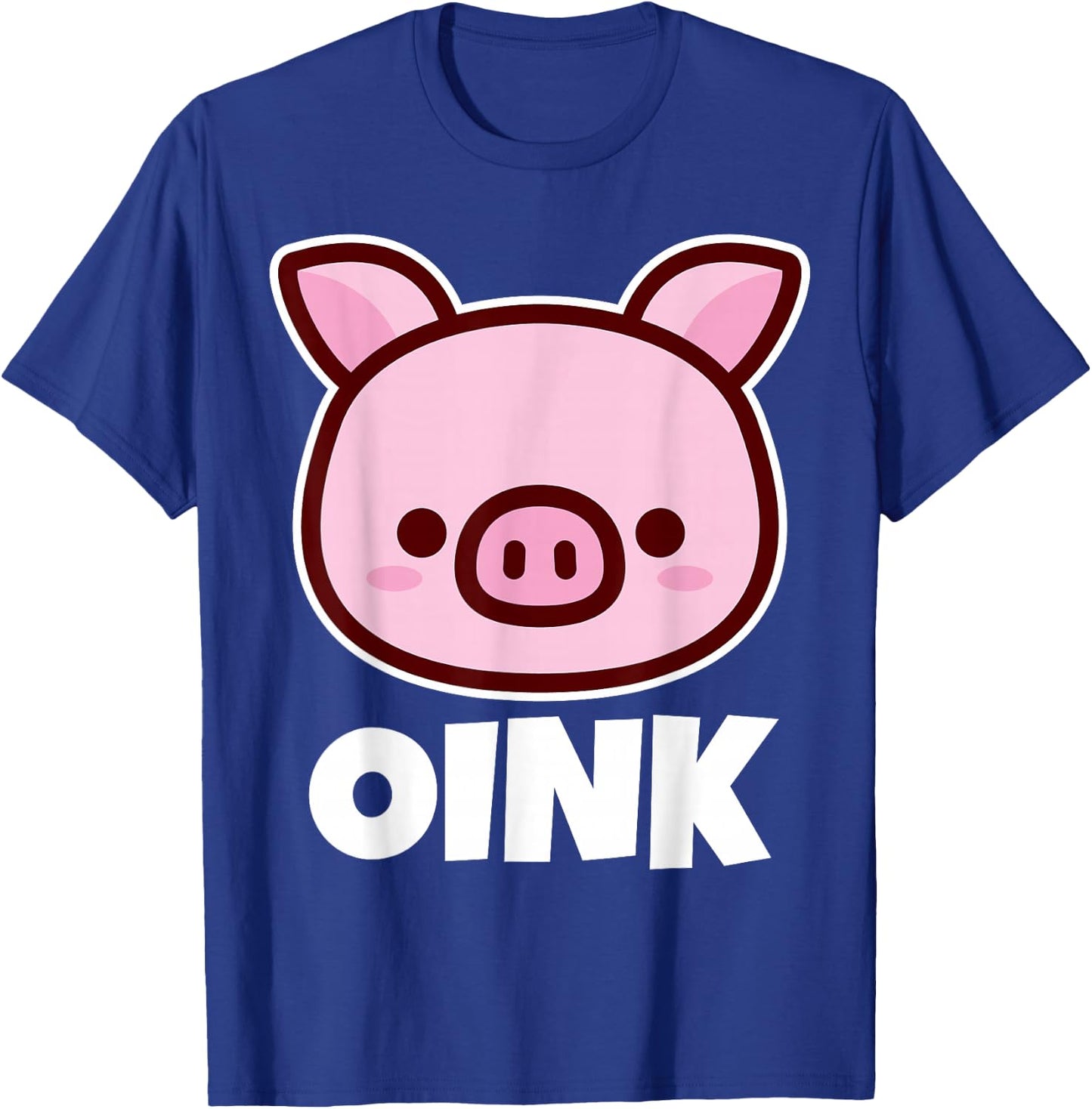 OINK Pig Stuff | Pig Lover Stuff | Kids Pig T-Shirt - T-Shirt | Royal