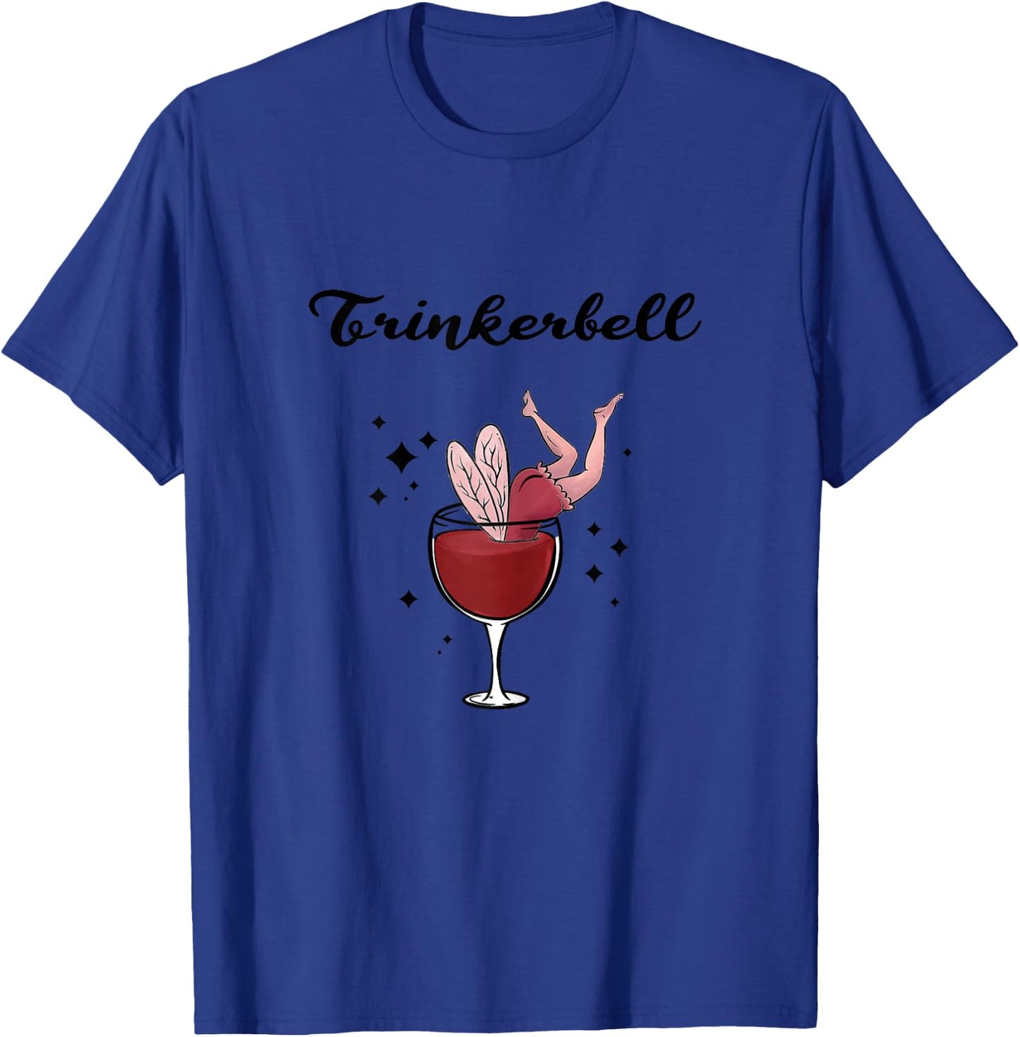 Women's Holla the Wine Fairy - Wine Vino White Wine Red Wine Drinkerbell , White, s T-Shirt - T-Shirt | Royal