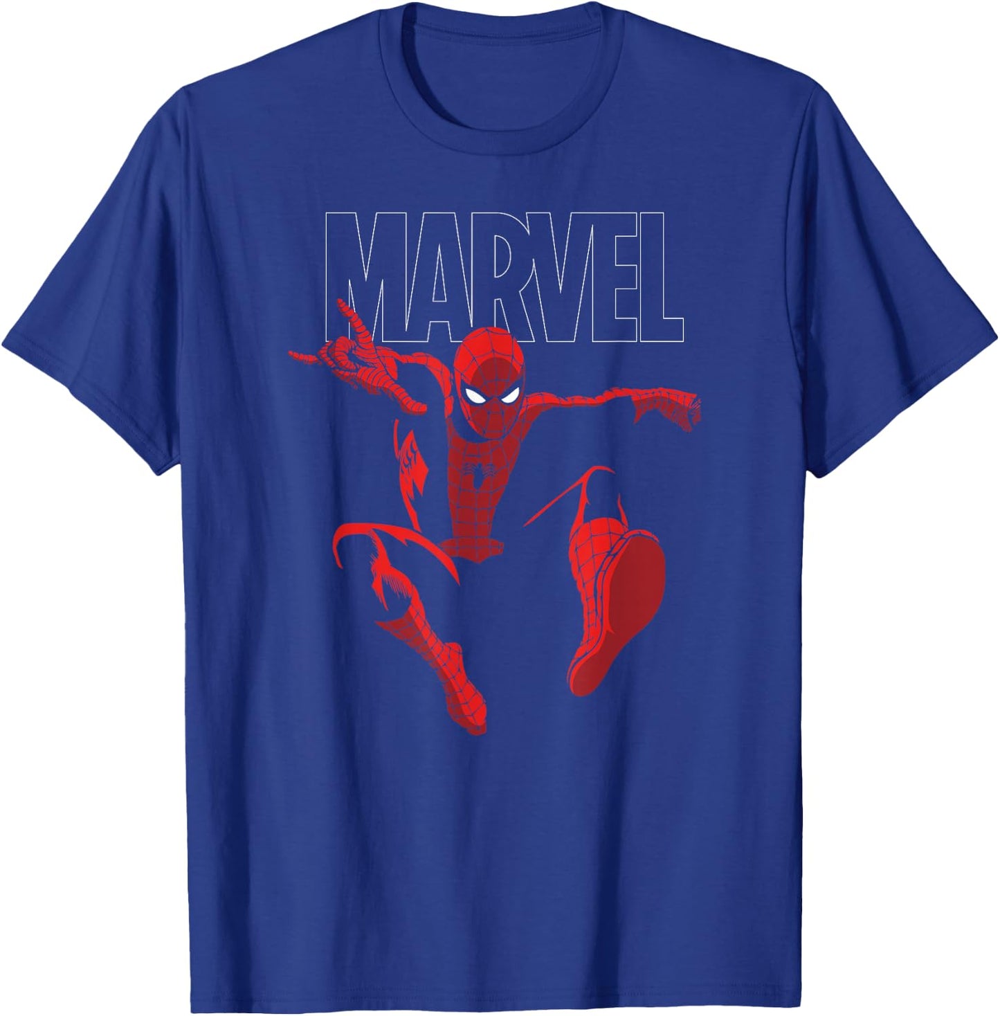 Marvel Spider-Man Strike T-Shirt - T-Shirt | Royal