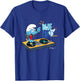 Children's with Blue Party Design T-Shirt - T-Shirt | Royal
