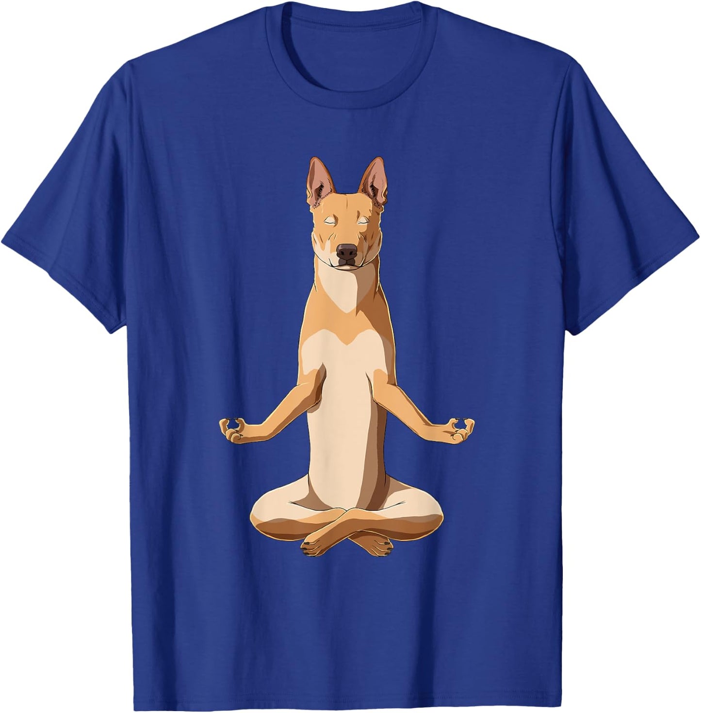 Funny Yoga Carolina Dog Women Kids T-Shirt - T-Shirt | Royal