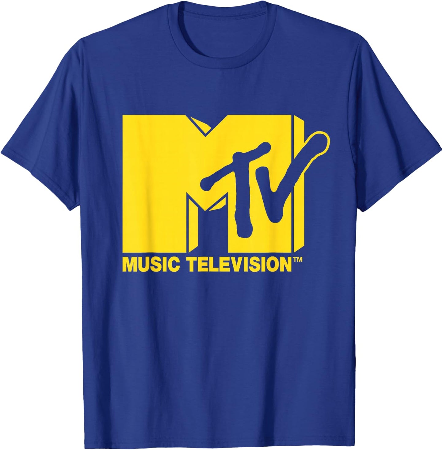 MTV - Classic Yellow Logo T-Shirt - T-Shirt | Royal