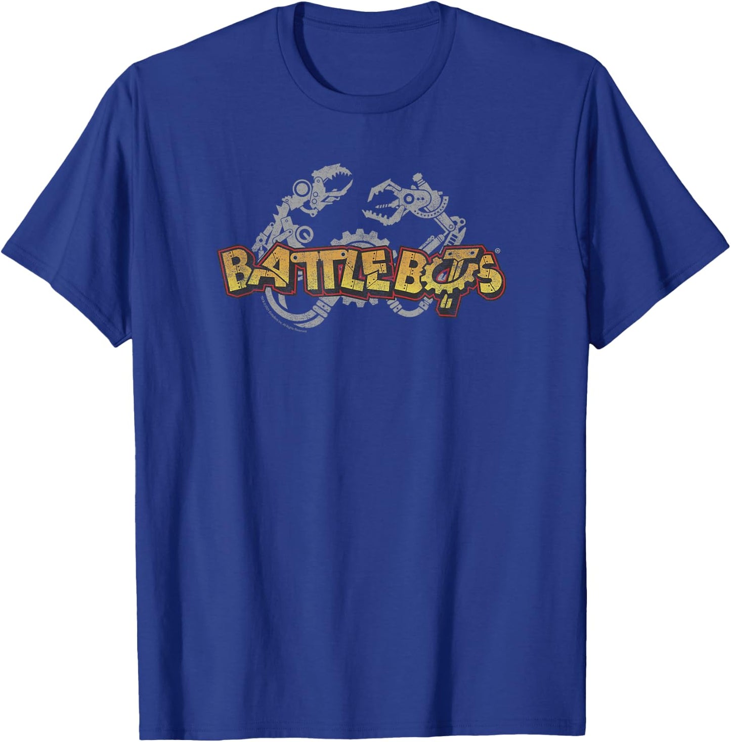 BattleBots Robot Claw Attack Logo T-Shirt - T-Shirt | Royal