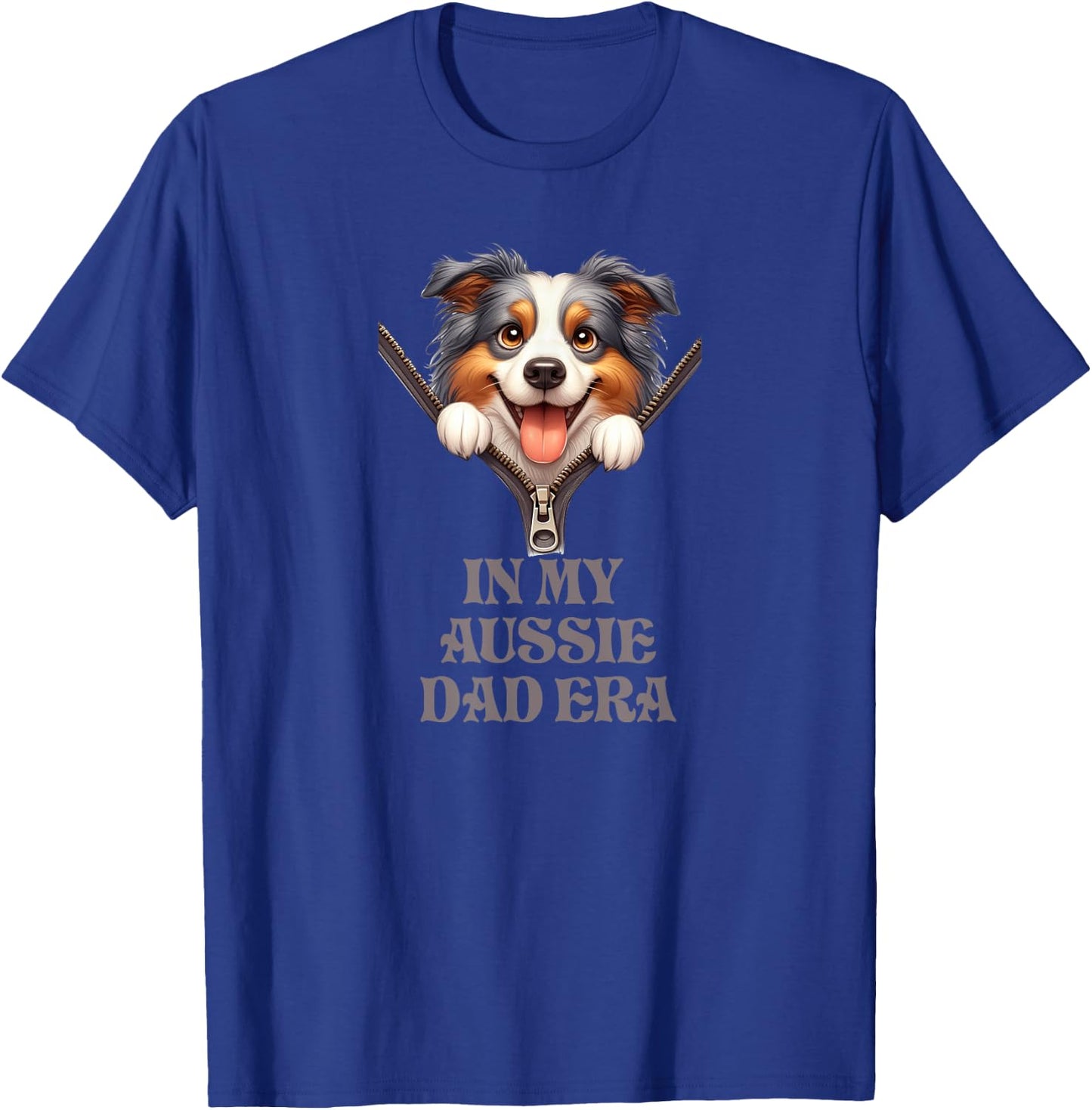 In My Aussie Dad Era T-Shirt - T-Shirt | Royal